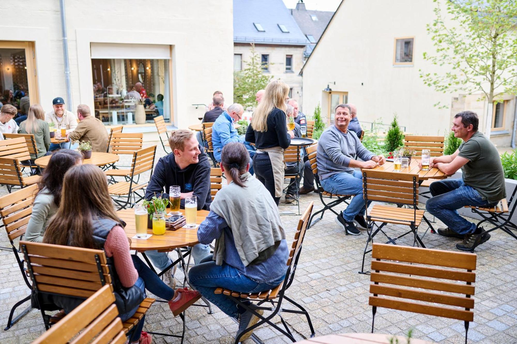 Schwarzes Kreuz Gasthaus Pension Teuschnitz Esterno foto